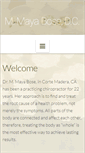 Mobile Screenshot of drmayabose.com
